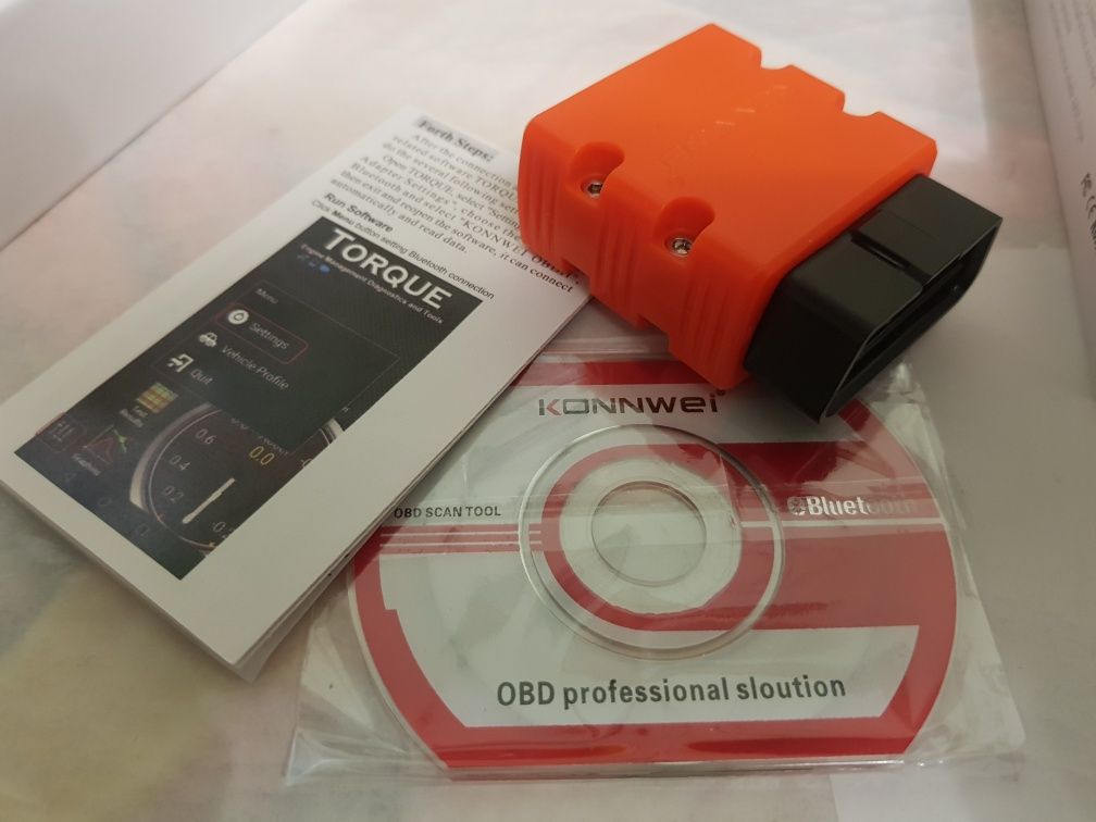 Автосканер  обд OBD konnwei 902, konnwei 310