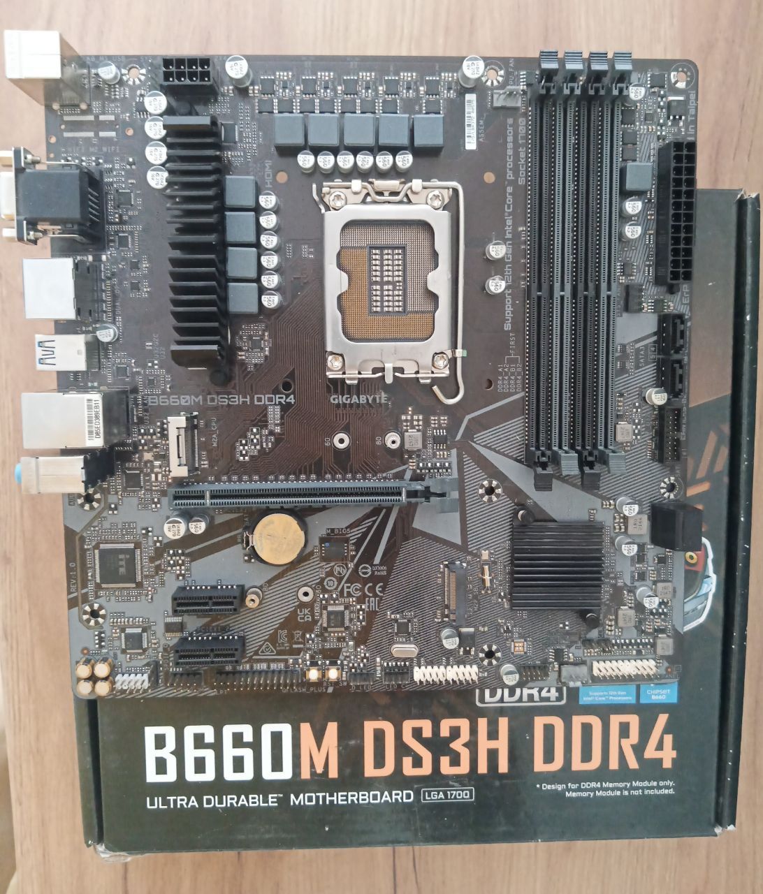 Материнська плата Gigabyte B660M-DS3H, socket 1700/DDR4