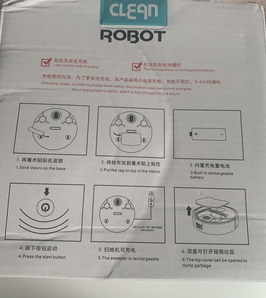 Mini robot odkurzający