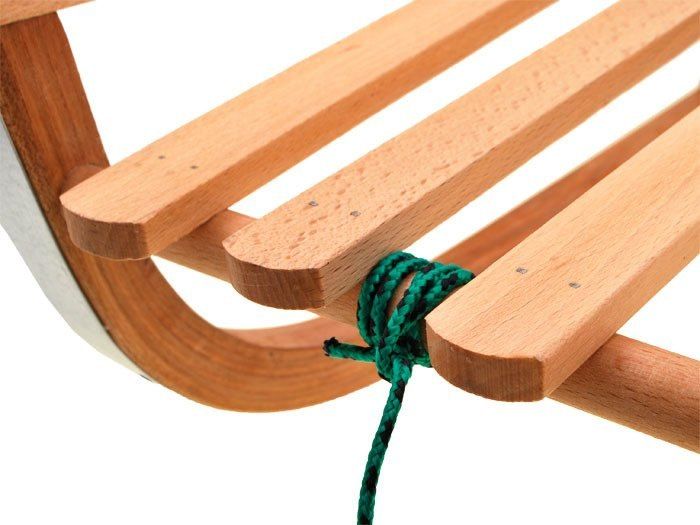 Sanki drewniane tradycyjne ze sznurkiem SP0368