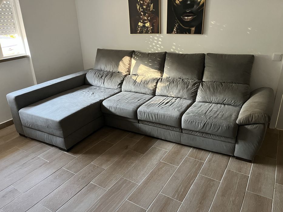 Chaisse longue nova cinza