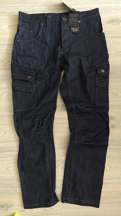 Dunderdon C50 Denim  elastyczne spodnie  bojówki robocze serwis