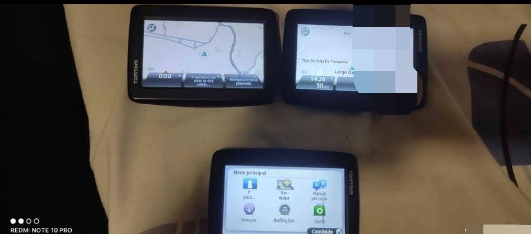 Vendo 3 GPS TOMTOM a funcionar e com Mapas da Europa Atualizados