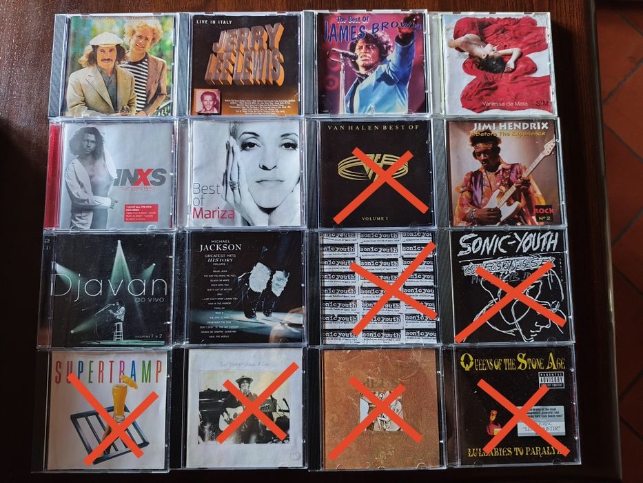 Lote de 86 CDs originais em ótimo estado