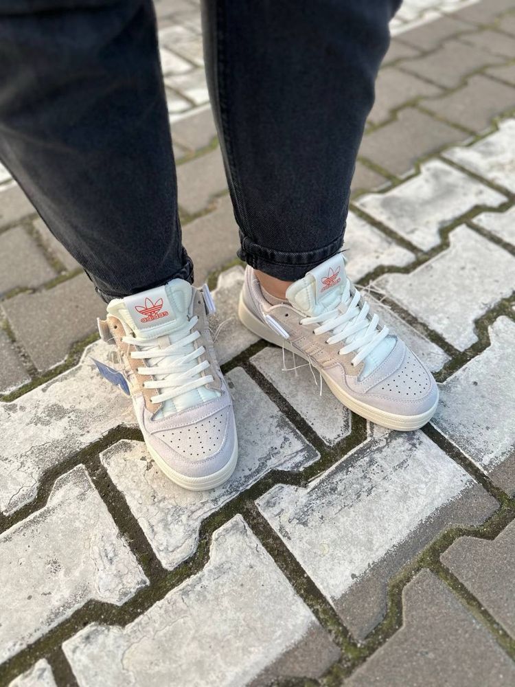 Кросівки Adidas Forum 84 Low Grey Beige Off White (36-38,40)