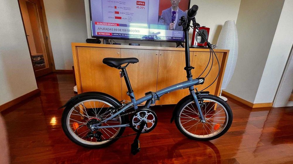 BTWIN bicleta dobrável - usada 2 vezes