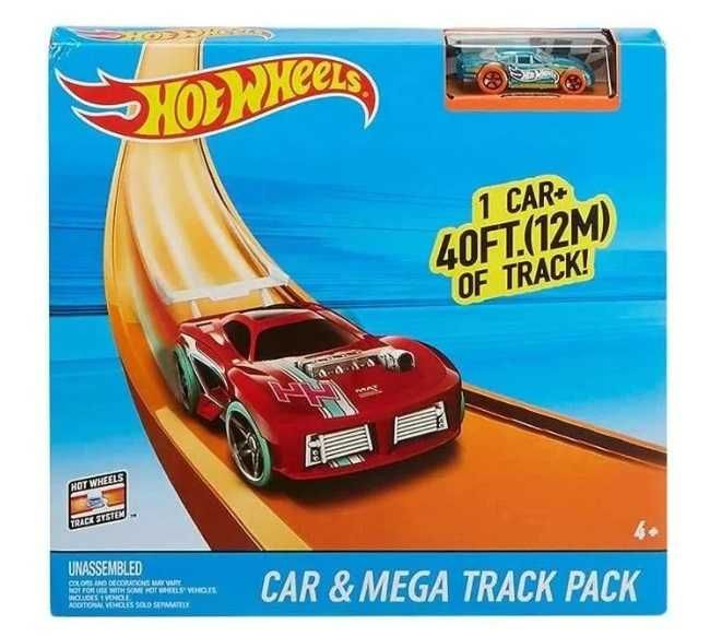 NOWY Zestaw Hot Wheels Track Builder dodatkowe tory FTL69 Mattel