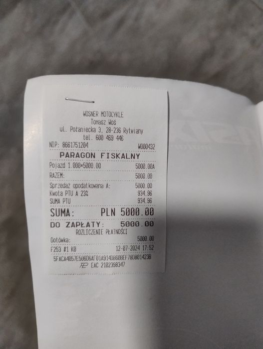 Cross Asix DT 125 18MTH