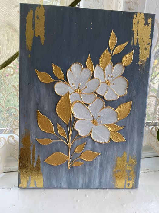 Картина з текстурною пастою.