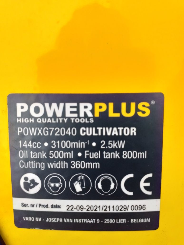 Мотокультиватор культиватор powerplus powxg72040