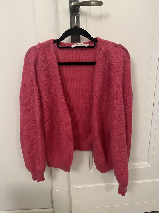 Sweter kardigan damski moher alpaka wełna marka premium rozmiar S