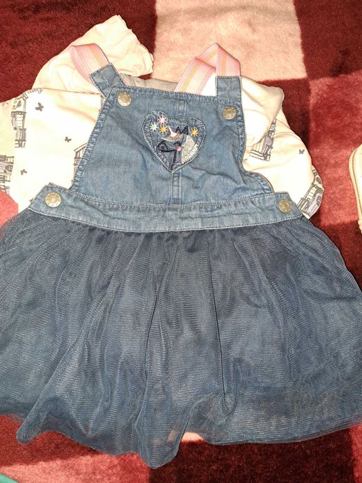 Zestaw/ paka sukienka buty bluzka 80 cm