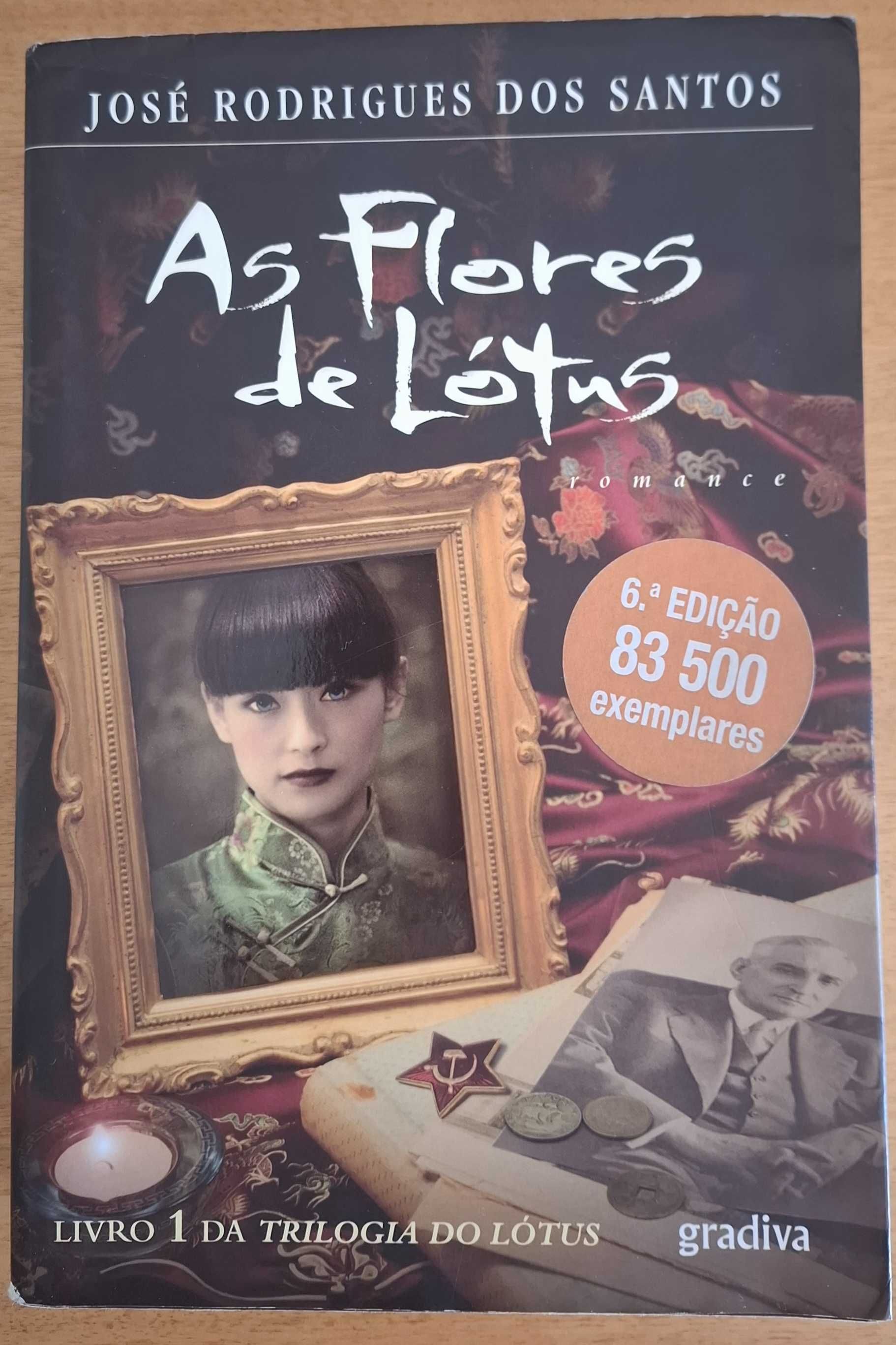 3 livros da "Trilogia do Lotus" - José Rodrigues dos Santos