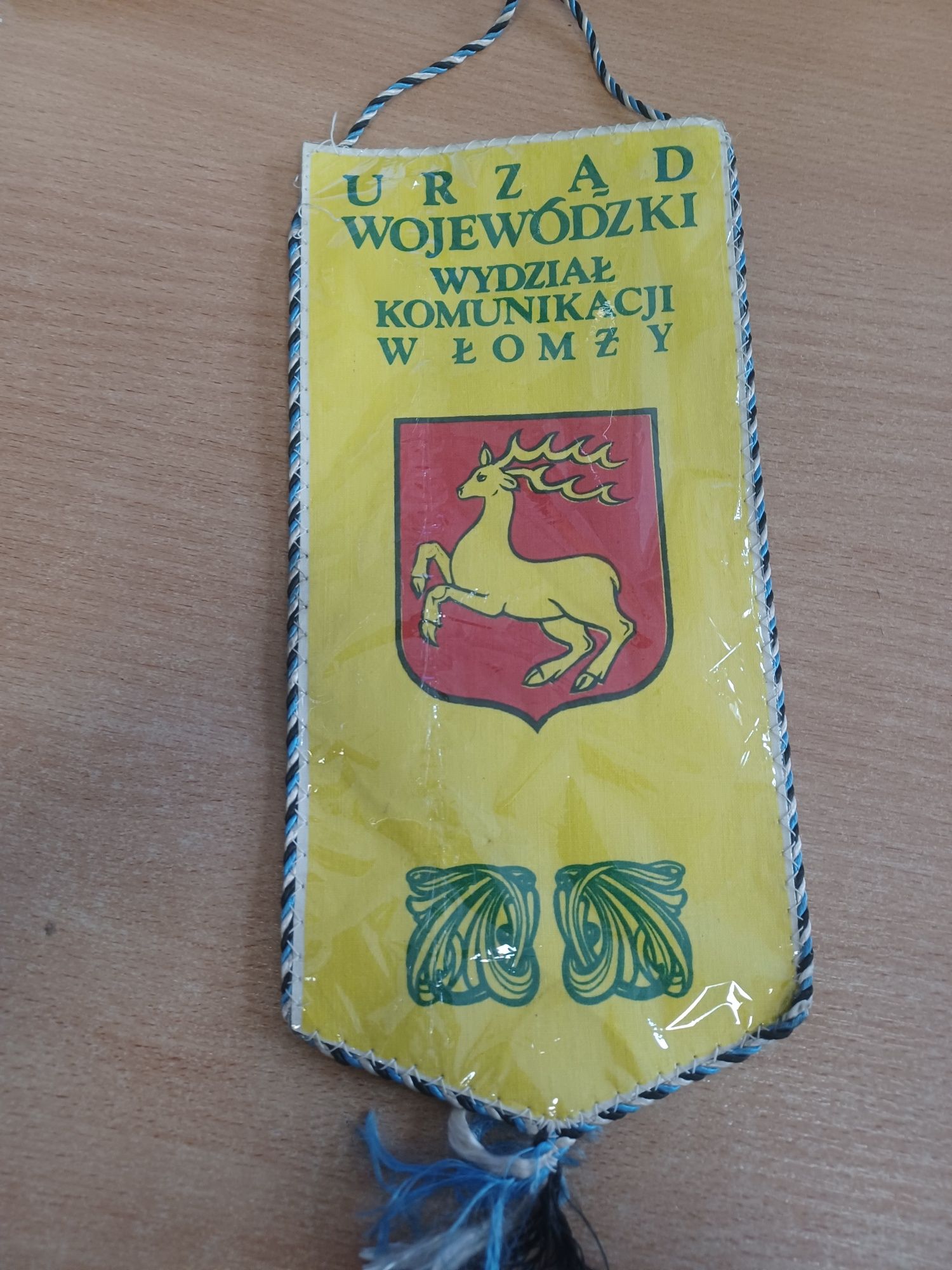 Stary proporczyk Wydział Komunikacji w Łomży 1979