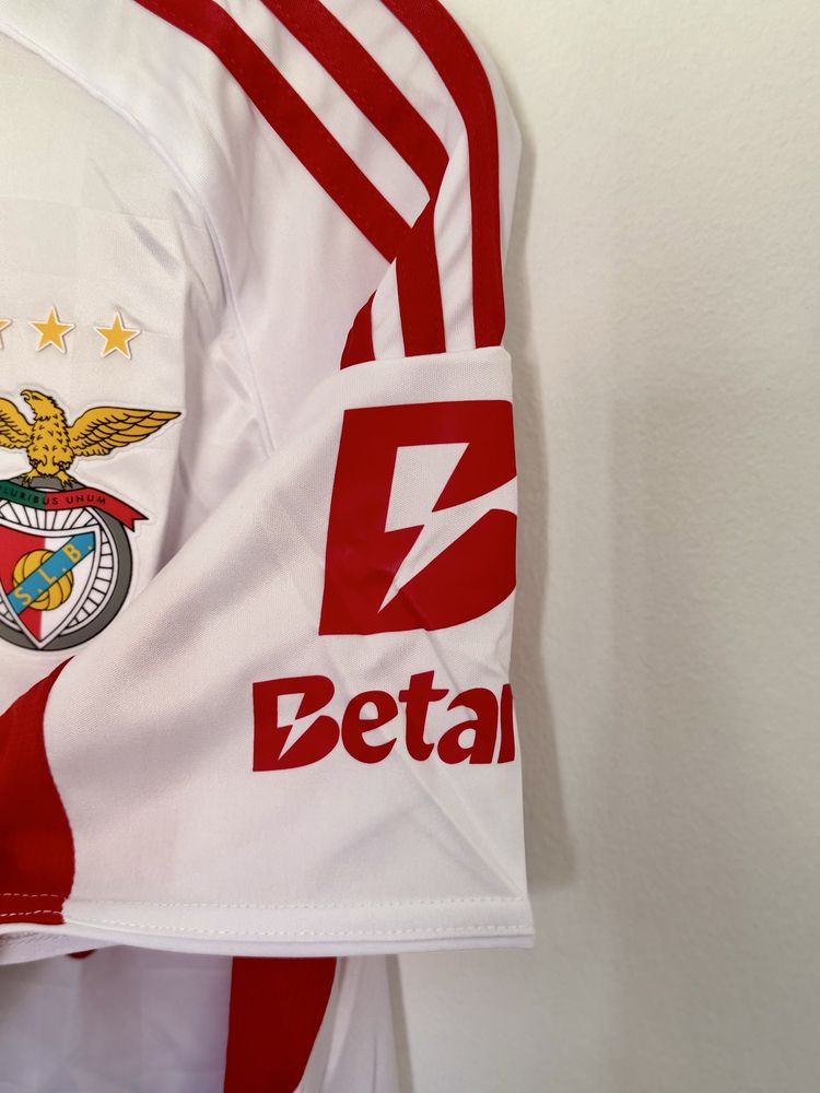Camisola Benfica alternativa branca 25/26