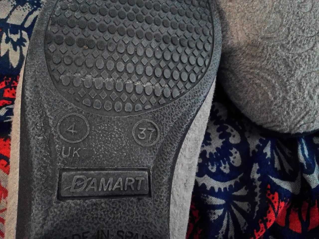 Новые домашние тапочки  Thermal Velour Slipper  Damart 23-23,5 см.