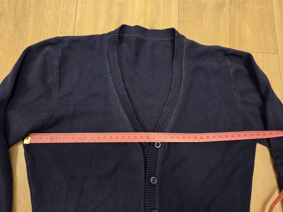 Granatowy cardigan xs