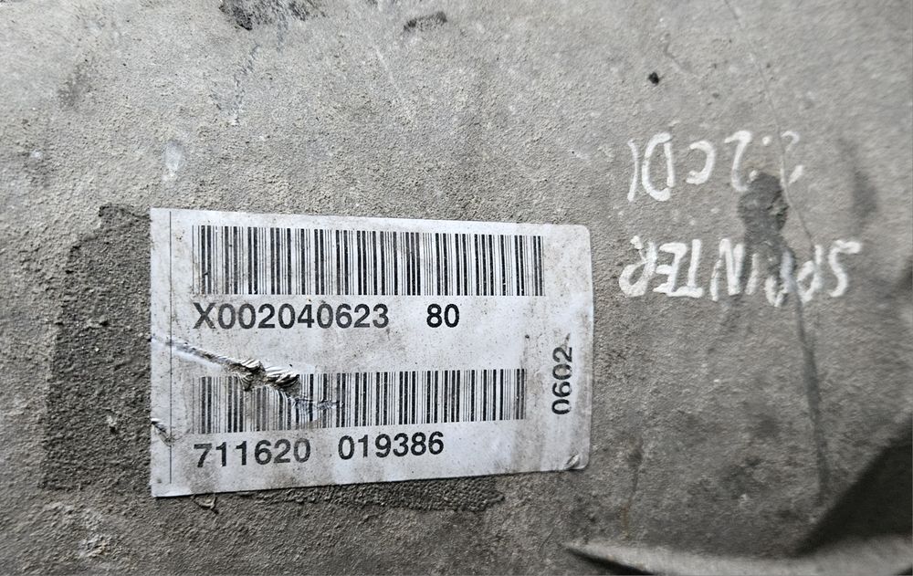 Mercedes Sprinter 2.2 CDI skrzynia biegów