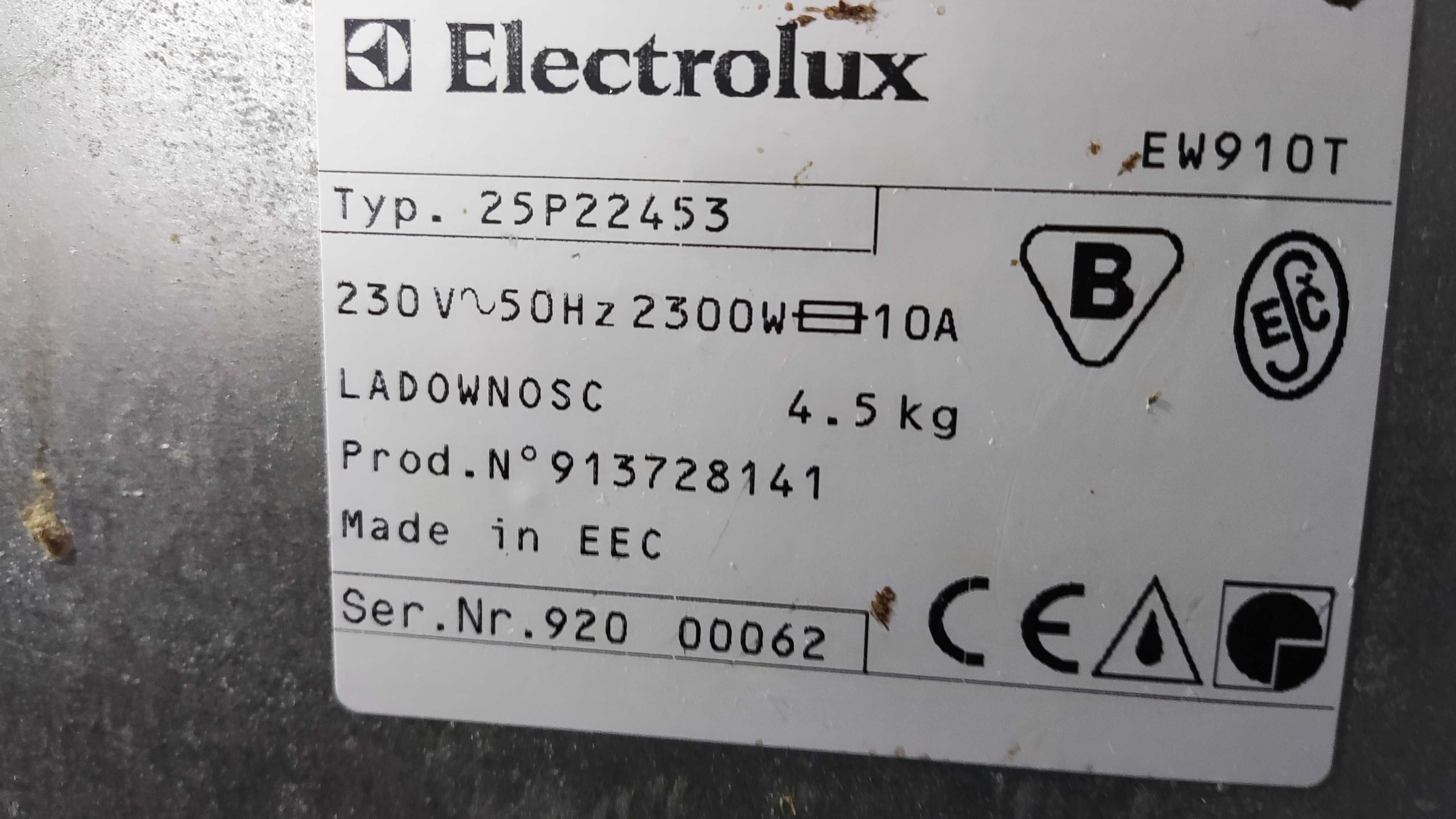 Electrolux ew 910T на запчастини або під відновлення