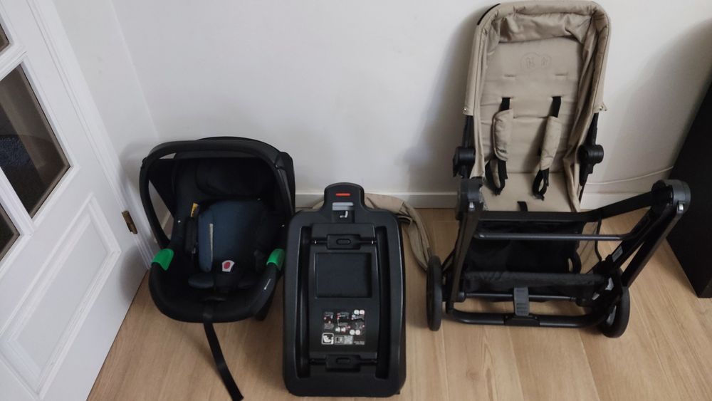 Carrinho bebé com isofix kinderkraft