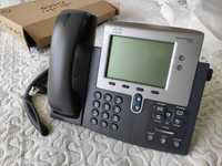 Telefon biuro Cisco Unified IP Phone CP-7942G brak zasilacza KATOWICE