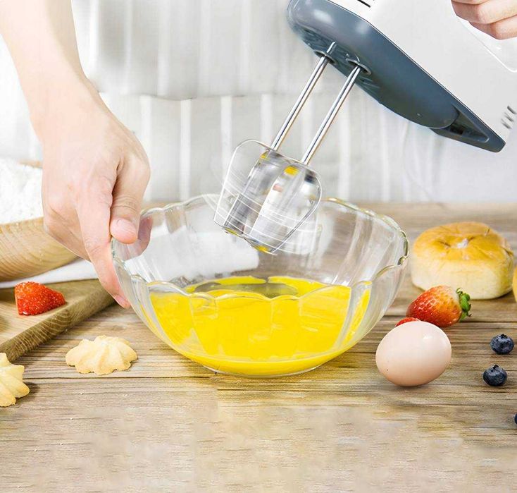 MIKSER RĘCZNY 7prędkości 280w zestaw z 4 końcówkami uniwersalny