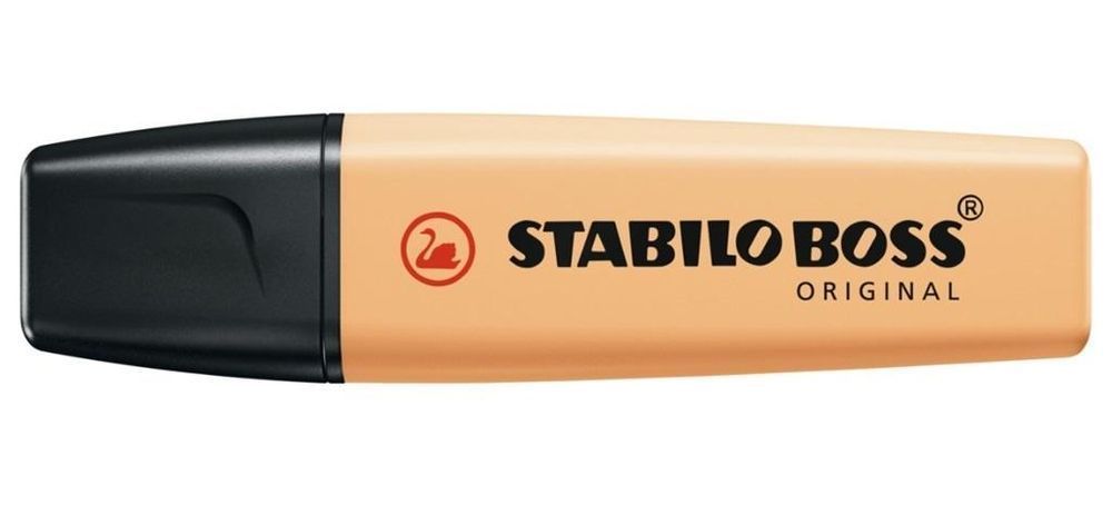 zakreślacz stabilo boss subtelny pomarańczowa 10 sztuk do szkoły big