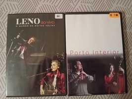 Dvd Musical Leno ao Vivo e Cd Porto Interior (Rão Kyao)