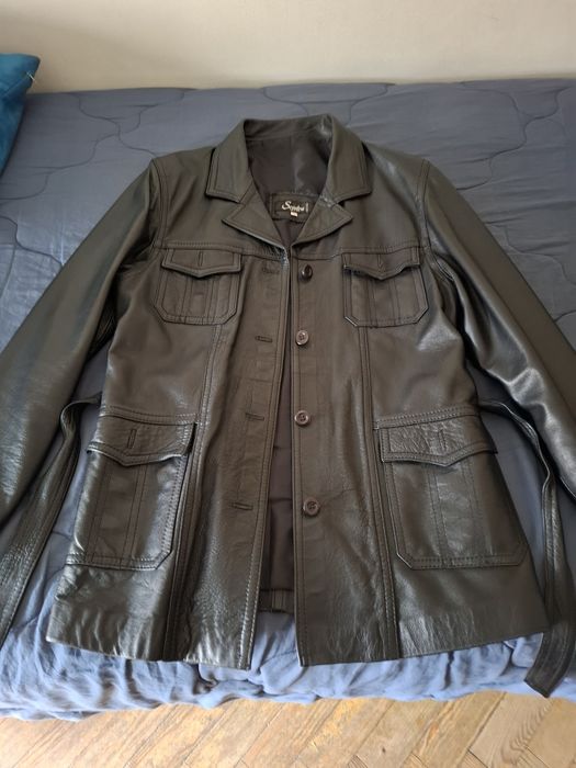 Casaco em pele, como novo