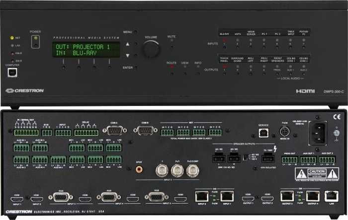 Procesor  DSP Crestron DMPS-300-C DigitalMedia Wzmaczniacz HD