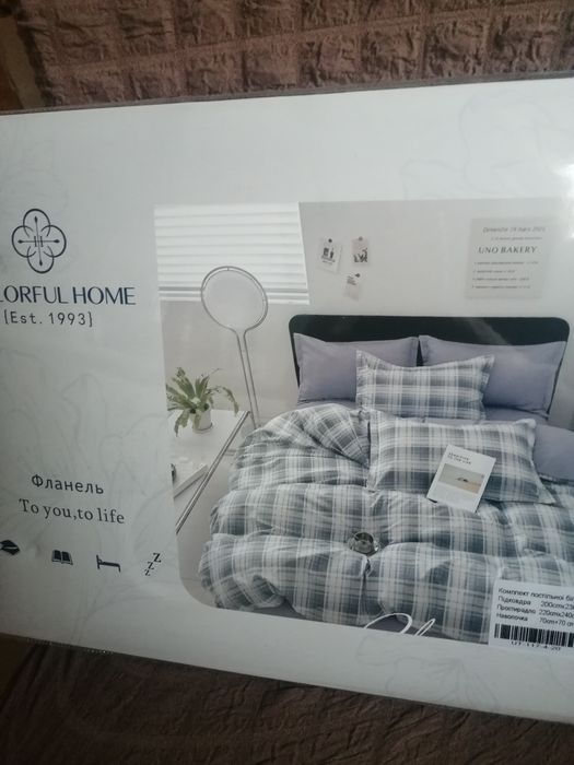 Постільна білизна фланель.  Полуторна, двоспальна, євро