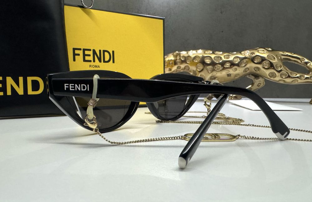 Fendi Cat Eye okulary przeciwsłoneczne