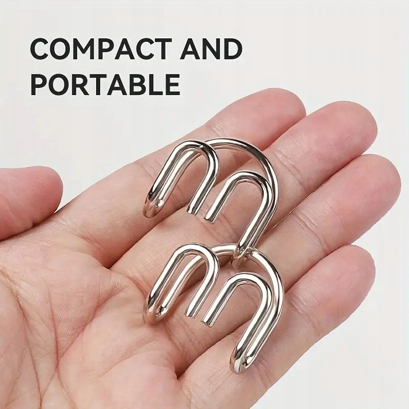 Zestaw 8 Metalowych Łamigłówek Logicznych Układanki Metal łamigłówki