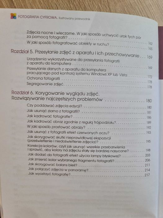 Książka album podręcznik "Fotografia cyfrowa" 222 strony