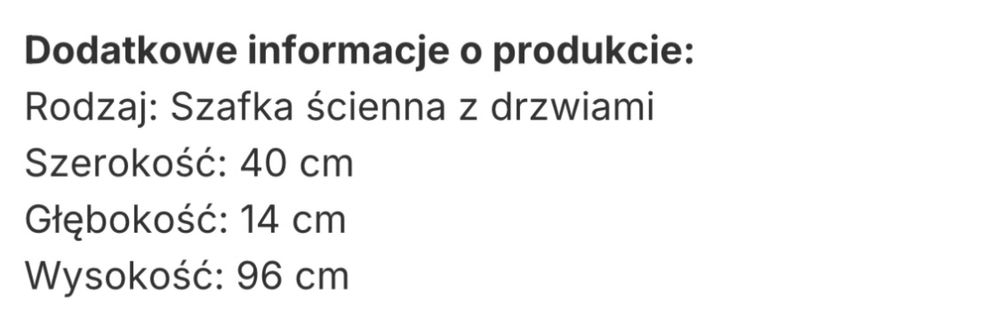 Szafka ikea godmorgon wisząca ciemnoszara