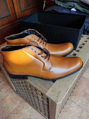 Шикарные кожаные мужские туфли Dsquared2 45 размер. ТОРГ