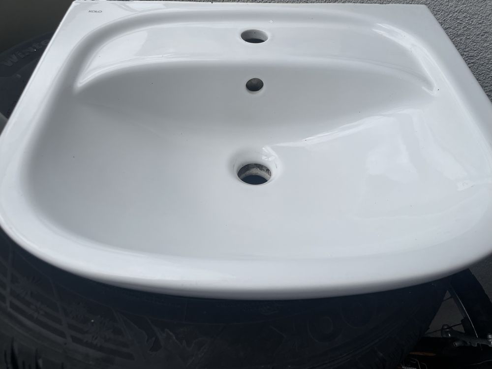 Zlewozmywak, zlew ceramiczny Koło biały
