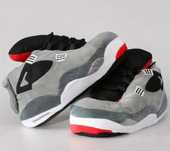 FleFeet szare kapcie Jordan 4