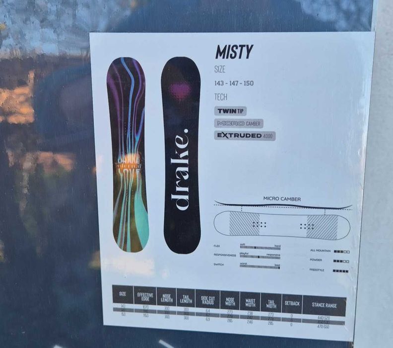 Northwave Drake Misty deska snowboardowa damska 143 cm