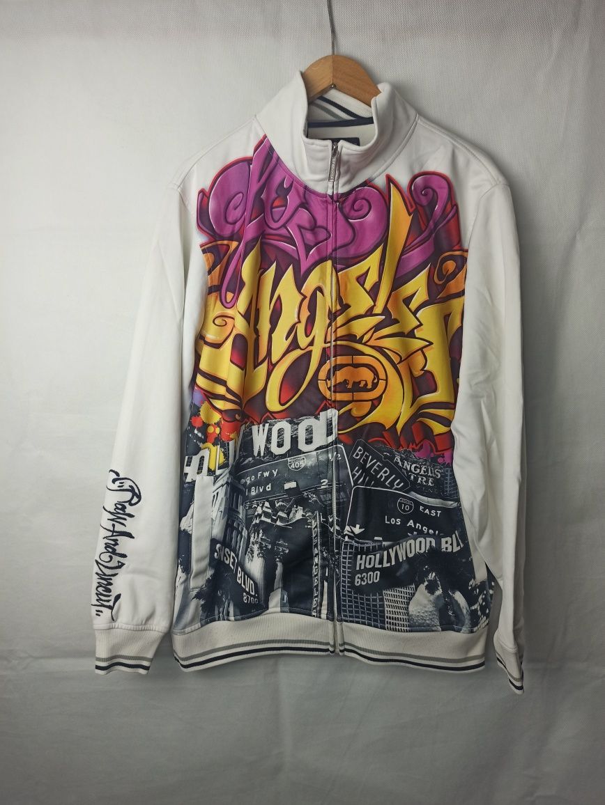 Ecko vintage 90s graffiti rap sweatshirt jacket
