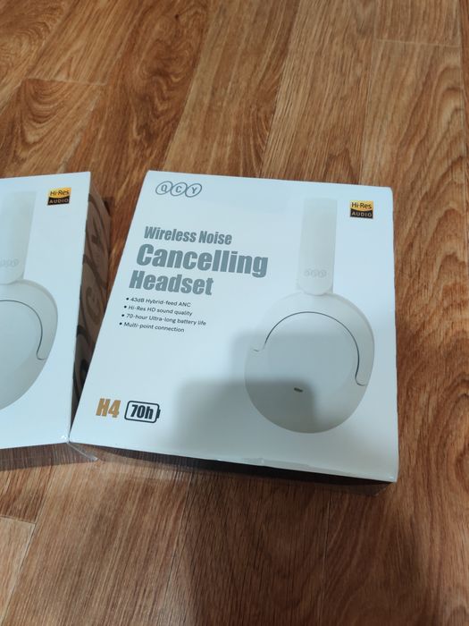 QCY H4 ANC White Bluetooth Наушники