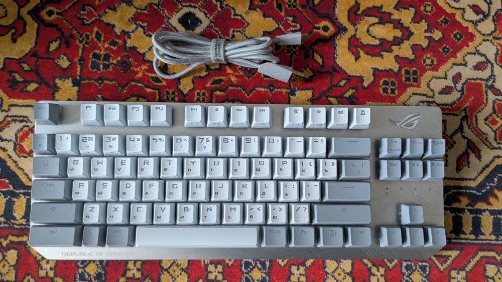 Klawiatura Gamingowa ASUS ROG Strix Scope NX TKL Moonlight White