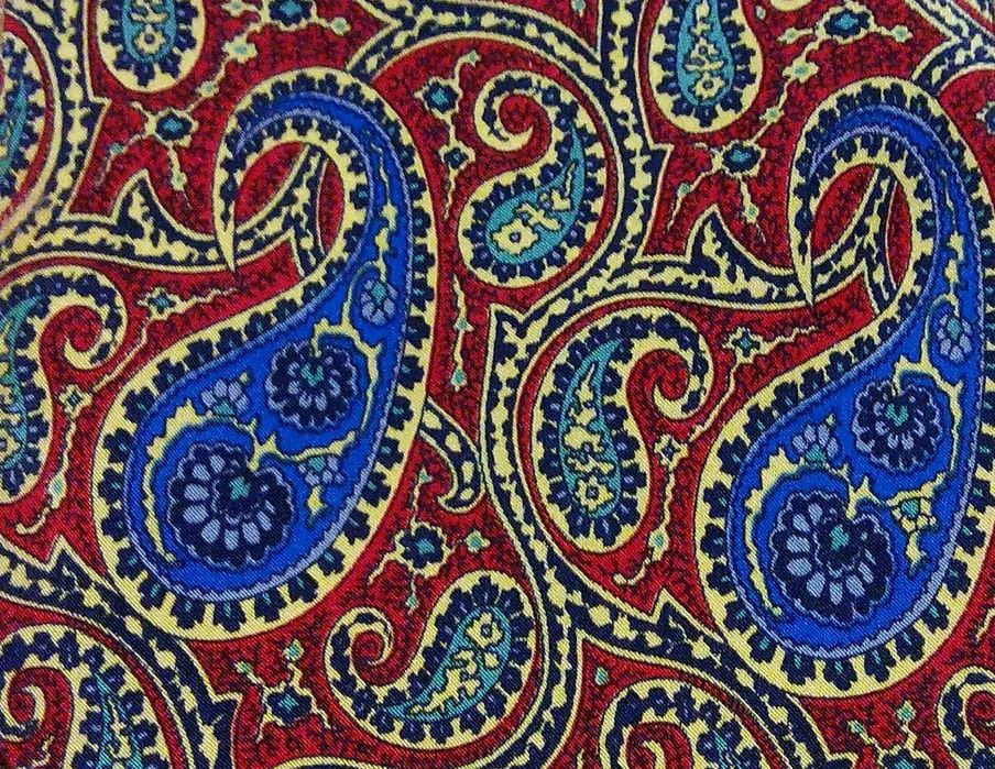 Редкий элитный галстук Altea Milano шелк Италия орнамент bizarre