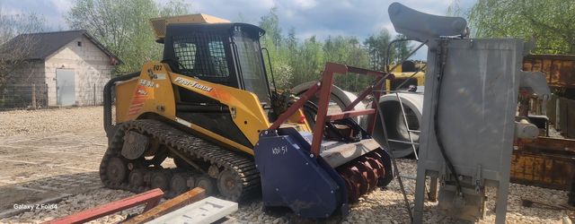 ASV 2009 bobcat mulczer powierzchniowy, klima, high flow faktura VAT