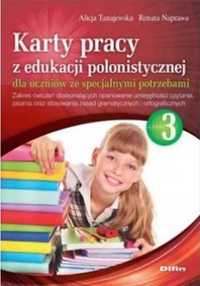 Karty pracy z edukacji polonistycznej cz.3 - Alicja Tanajewska, Renat