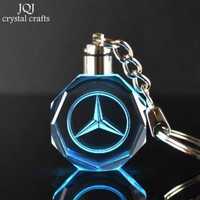 Porta chaves luminoso cristal Mercedes