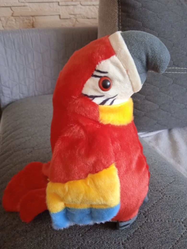 Maskotka internetowa papuga kakadu.