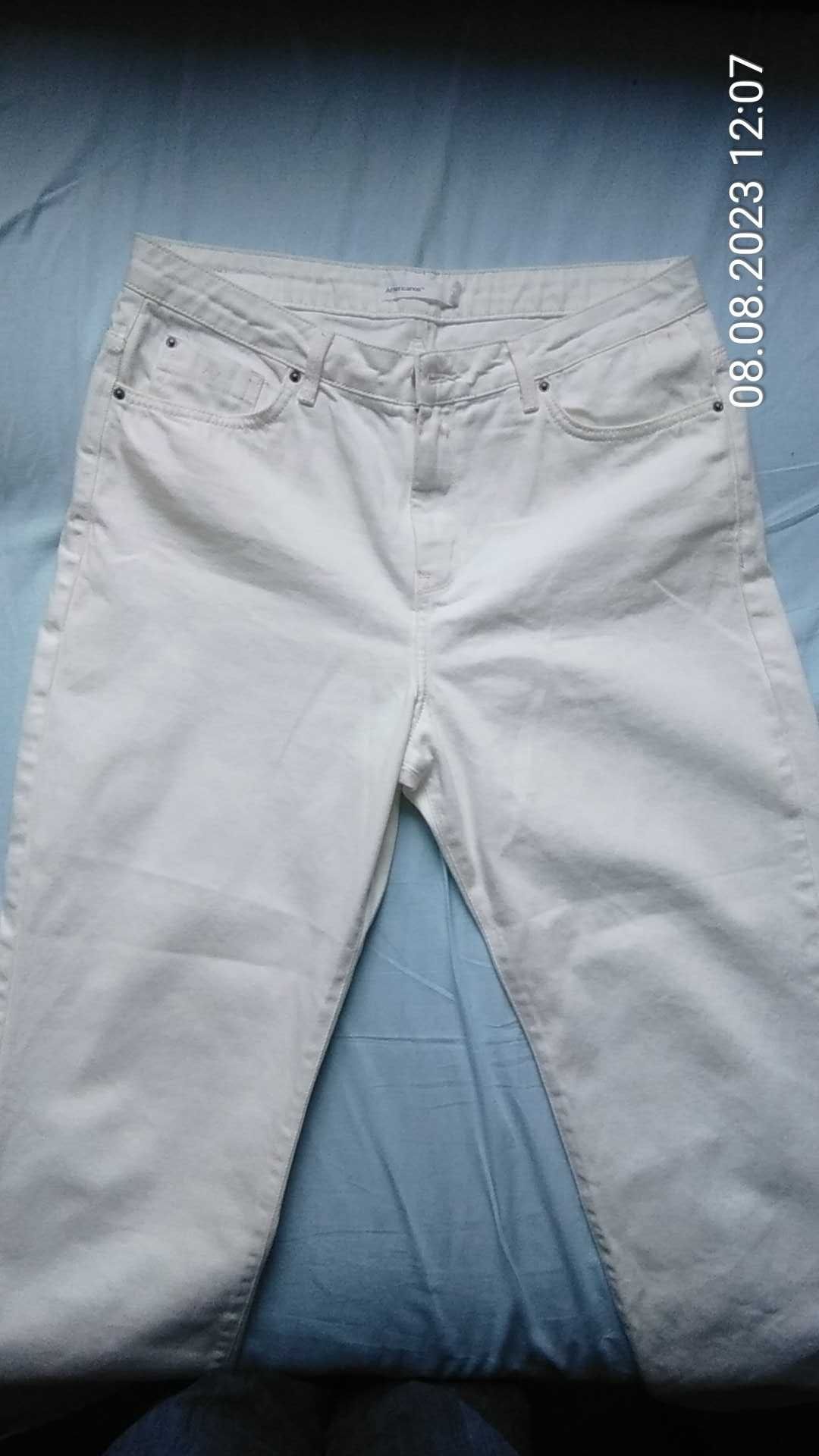 AMERICANOS Białe jeansy 42/44