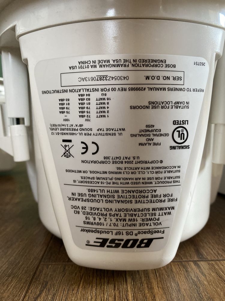 BOSE Freespace 3-II White Zestaw głośników sufitowych z subwooferem
