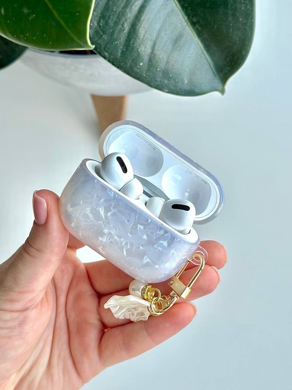 Чохол чехол AirPods аирподс 1 2 3 4 Pro мраморний айфон